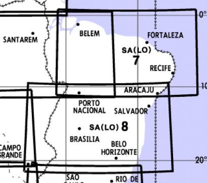 Low Altitude Enroute Chart South America SA(LO)7/8