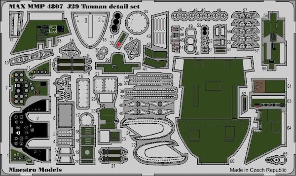 Saab J29 Tunnan Detail Set (AZ) MMP4807