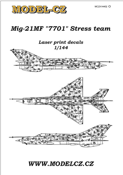 Mikoyan MiG21MF (7701 Czech AF) MCZA14402