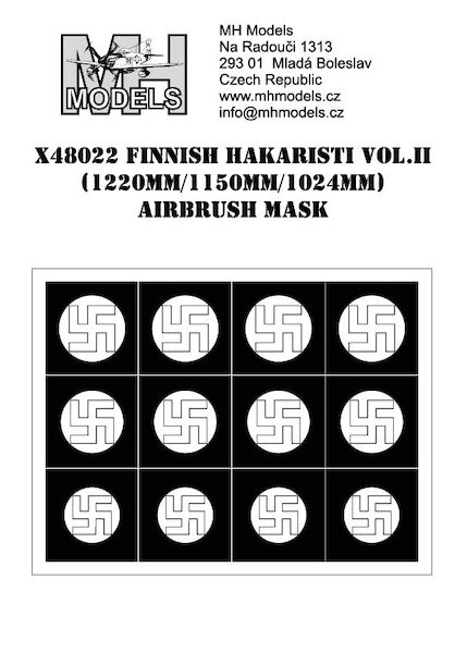 Finnish Hakaristi Vol II Airbrush masks X48022