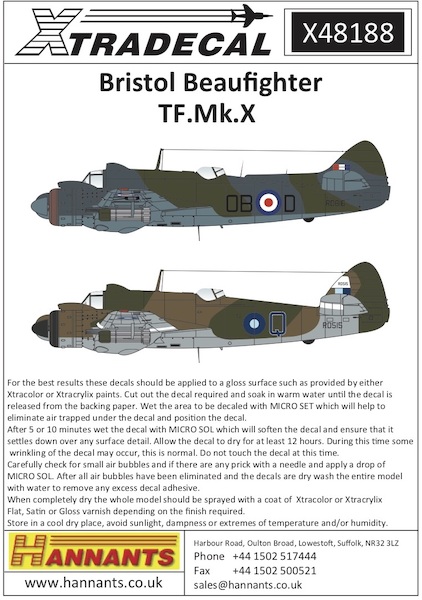 Bristol Beaufighter TF MKX X48188
