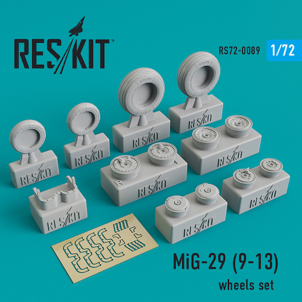 Mikoyan MiG29 (9-13) Fulcrum A Wheel set RS72-0089