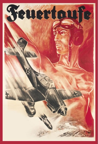 Wehrmacht Feuertaufe Flugzeug metal poster metal sign FA1203