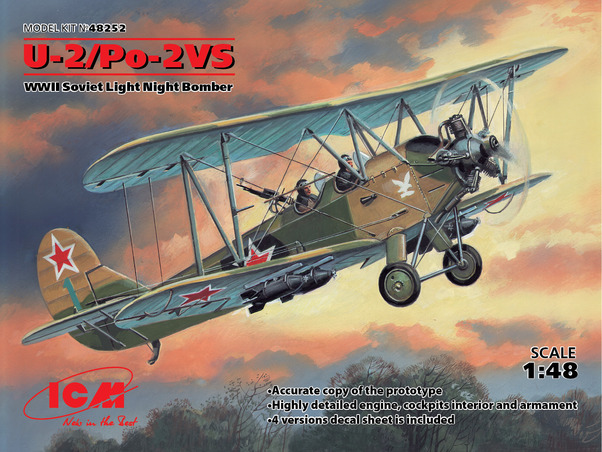 Polikarpov U-2/Po-2, WWII Soviet Night light Bomber 48252