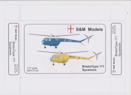 Bristol Sycamore (RAF and Royal Australian Navy) SMK72-36