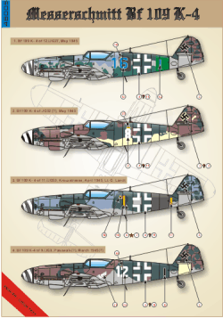 Messerschmitt BF109K-4 (JG27, JG25, JG53, JG3) AV48005