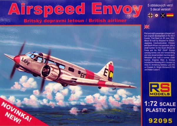 Airspeed Envoy with Cheetah engines RS9295