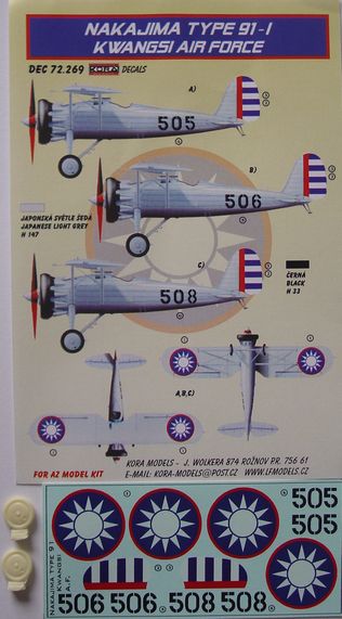 Nakajima Type 91-1 (Kwangsi Air Force) KDEC72269