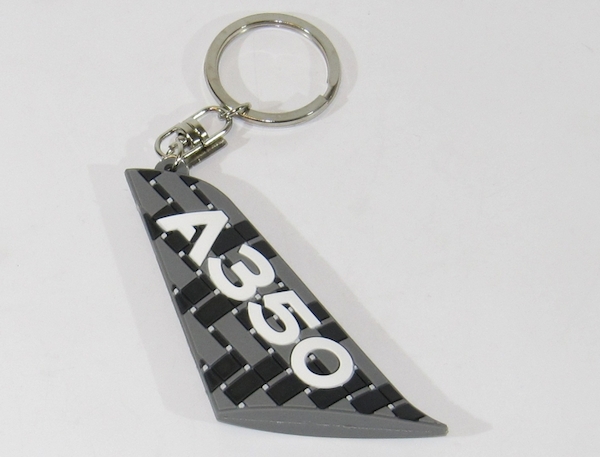 A350 Carbon Tail Keyring 0365