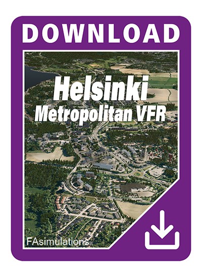 Helsinki Metropolitan VFR (Add-on for XPlane10) 13844-D