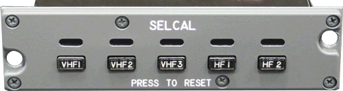 B737 Selcal Panel SELCAL737