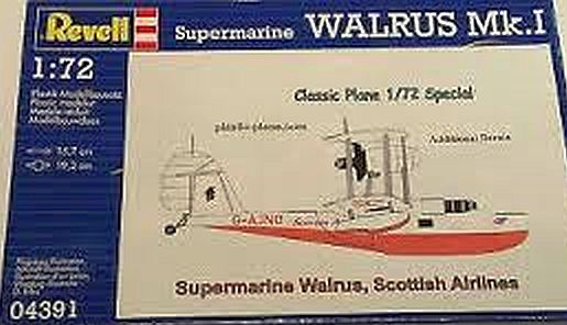 Supermarine Walrus MK1 (Scottish Airlines) walrus