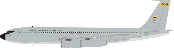 Boeing B707-300 Colombian Air Force FAC1201 With Stand IF707COL0519