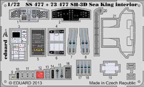 Detailset SH3D Sea King Interior Self Adhesive (Cyber Hobby) SS477