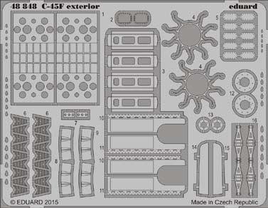 Detailset Beech C45F Expeditor Exterior (ICM) E48-848