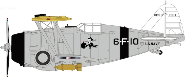 Grumman F3F-1, US Navy, 0239, VF-7, late 1930s HA7309