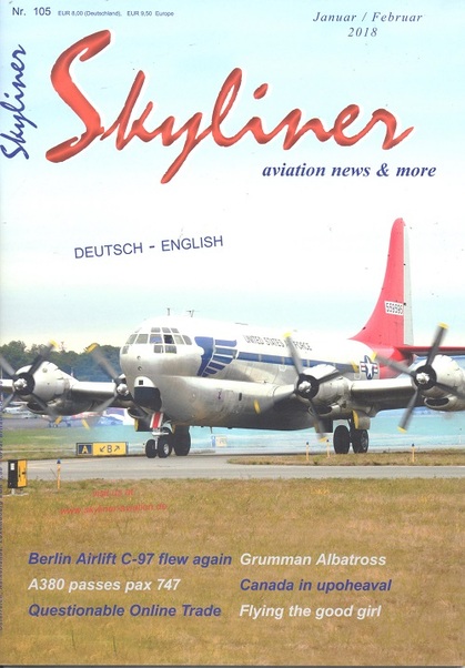Skyliner, Aviation News & More Nr. 105 Januar/Februar 2018 SKYLINER 105