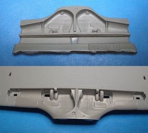 Macchi MC202/205 wheel wells with covers installed (Hasegawa) VDS48119