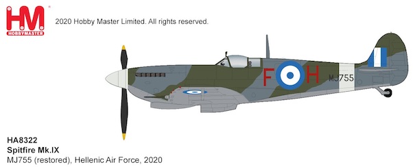 Spitfire Mk.IX MJ755 (restored), Hellenic Air Force, 2020 HA8322