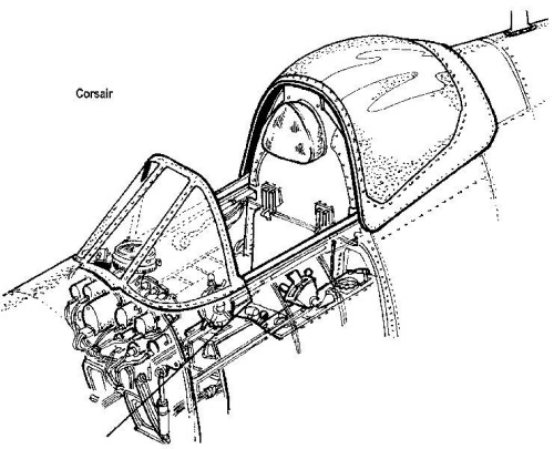 F4U-4 Corsair Interior Set (Academy/Hasegawa) CMKA4072