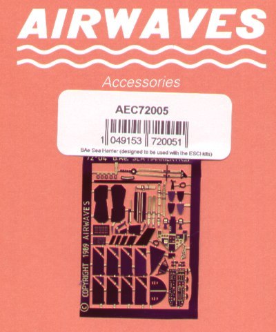 Detailset Sea Harrier FRS1 (ESCI/Italeri) AC7205