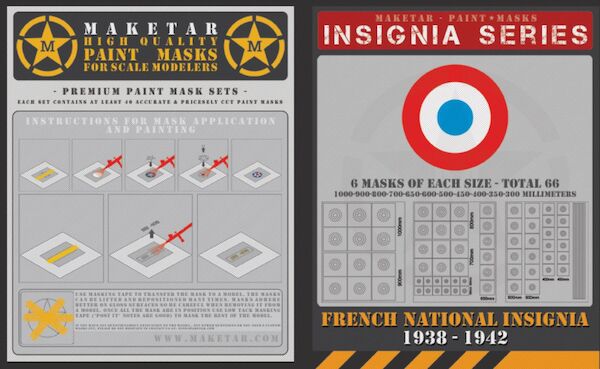 French Insignia (66 Roundels 11 sizes) MM48004