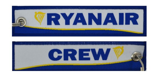 Keyholder with Ryanair on one side and (Ryanair) crew on other side KEY-CREW-RYANAIR