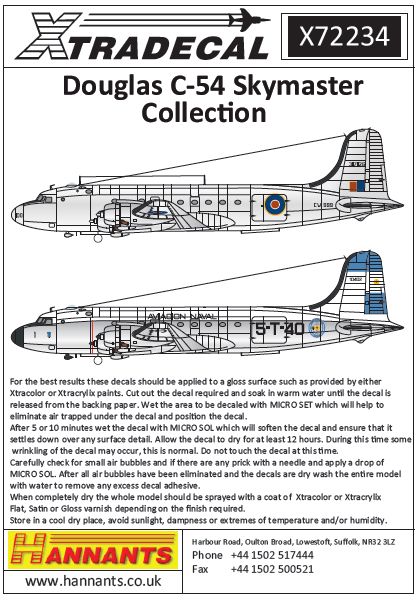 Douglas DC-4/C-54 Skymaster X72234