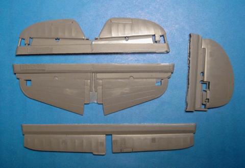 P40E/N Warhawk Control surfaces (Hasegawa/Eduard) VDS48109
