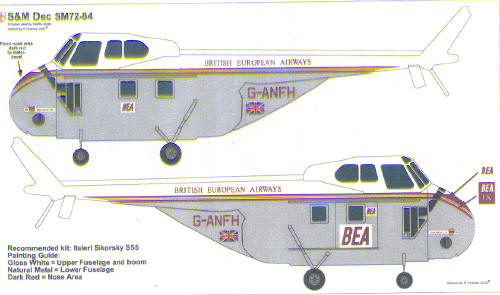 Westland Whirlwind (BEA) SM72-84