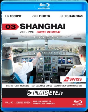 Cockpitflight Airbus A340 Swiss LX188: Zürich - Shanghai Blu-ray edition LX188-BLU