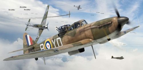 Giftset Boulton Paul Defiant (no225sq RAF) A55213