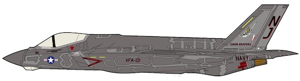 F35C Lightning II JSF (US Navy, 101, VFA-101