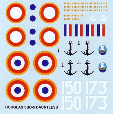 Douglas SBD-5 Dauntless (Aeronavale) BD72-02