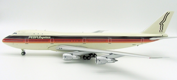 B747-100 (PeoplExpress) N603PE With Stand JF-747-1-002