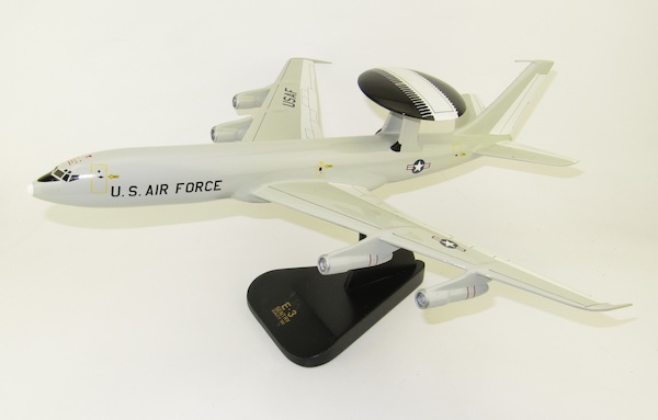 E3 Sentry Awacs USAF SLIGHT YELLOW SPOTS ON THE RADOME / SMALL CRACK IN THE WING ROOT TME3AWACS-B