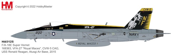 F/A-18E Super Hornet, US Navy 168363/NF-200, VFA-27