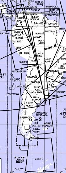 High Altitude Enroute Chart South America SA(HI)1/2