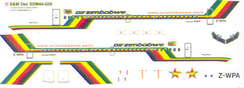 Boeing 737-200 (Air zimbabwe) SSM44-029