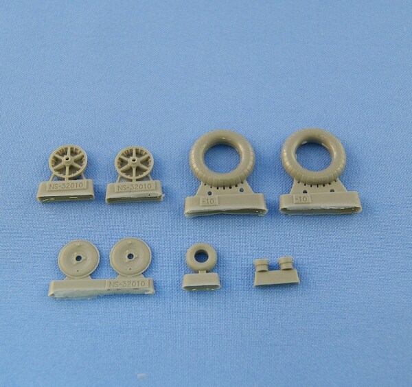 Wheel set for Messerschmitt BF109F-2/G-2 (Continental) NS48021