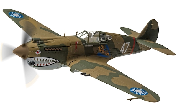 Curtiss Tomahawk, 81-A-2 P8127 'White 47', Robert 'R.T' Smith, 3rd Sqn AVG AA28104