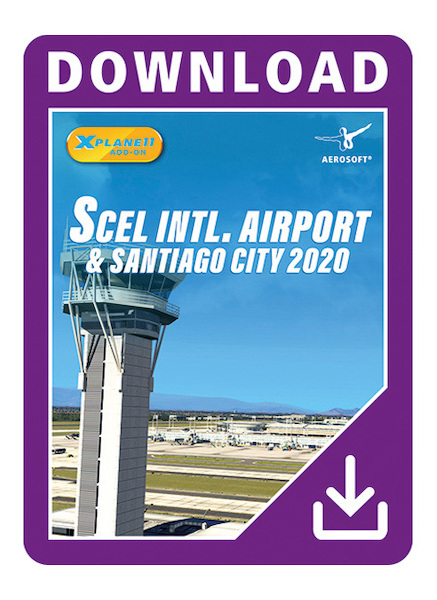 SCEL Intl. Airport & Santiago City 2020 XP (X-Plane 11) AS14861-D