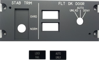 B737 Stabtrim panel P738B22