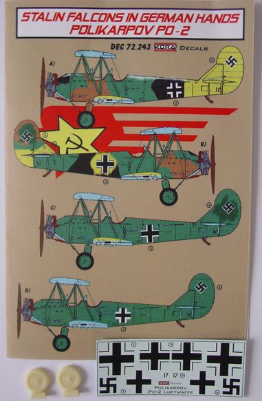 Stalin Falcons in German hands; Polikarpov Po2 KDEC72243