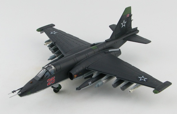 Sukhoi SU25 SM Frogfoot Red 25 Russian Air Force, Latakia AB, Syria November 2015 HA6104