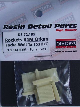R4M Orkan Rockets with racks for Focke Wulf TA152H/C DS72195