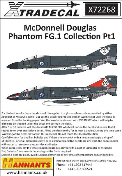 McDonnell Douglas Phantom FG.1 Collection Part 1 X72268