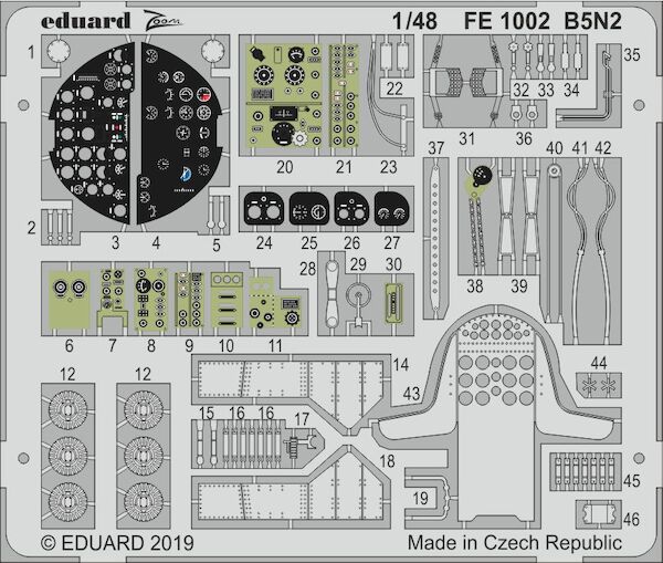 Detailset Nakajima B5N2 Grace (Hasegawa) FE1002