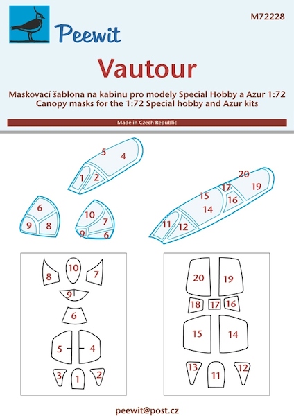 Vautour Canopy Mask (Special Hobby) M72228