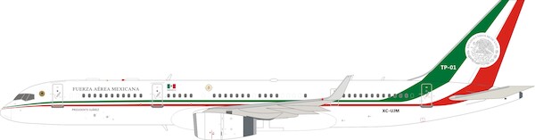 Boeing 757-200 Mexican Air Force XC-UJM With Stand EAVTP01